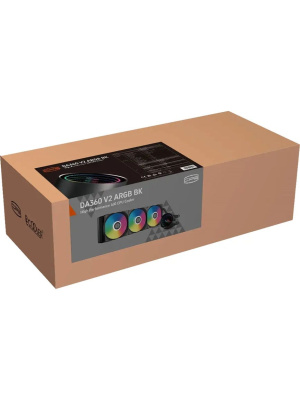 ������� �������� ���������� PcCooler DA360 V2 Soc-AM5/AM4/1200/1700/1851 ������ 4-pin 33.8dB Al 300W Ret (DA360V2-BKAWXX-GL)