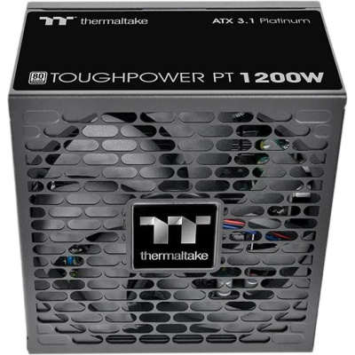 ���� ������� Thermaltake Toughpower PT/1200W/Fully Modular Non Light/Full Range/Analog/80 Plus Platinum/EU/100% JP CAP/Etched Cables/ATX 3.1