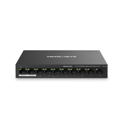 ���������� ���������� Mercusys MS110P � 10 ������� 10/100 ����/� (8 ������ PoE+)