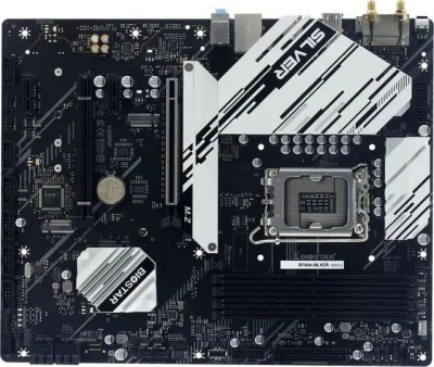 ����������� ����� Biostar B760A-Silver , Socket LGA 1700, Intel B760, ATX, Ret