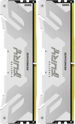  / Kingston 32GB 6400MT/s DDR5 CL32 DIMM (Kit of 2) FURY Renegade White XMP (KF564C32RWK2-32)