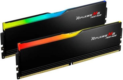 ������ ������ DDR5 G.SKILL RIPJAWS M5 NEO RGB 32GB (2x16GB) 6000MHz CL30 (30-38-38-96) 1.35V / F5-6000J3038F16GX2-RM5NRK / Black