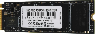 ���������� SSD AMD Radeon R3 Series 512GB R3MP30512G8 M.2 2280
