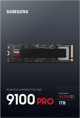 ���������� SSD Samsung PCIe 5.0 x4 1TB MZ-VAP1T0BW 9100 PRO M.2 2280