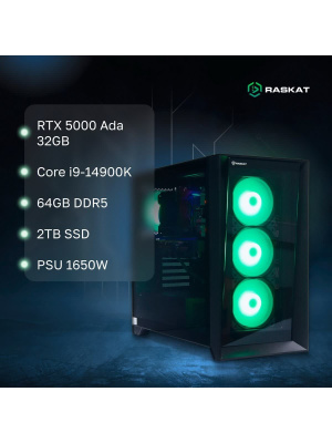   Raskat STATION 930, Intel Core i9-14900K/64  DDR5/2048  SSD/NVIDIA RTX 5000 Ada (32 )/ ,  (STATION930166326)