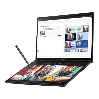  ASUS ZenBook Duo UX8406MA-PZ058X, 14" (2880x1800) OLED 120 /Intel Core Ultra 9 185H/32  LPDDR5X/2048  SSD/Intel Arc Graphics/Windows 11 Pro,  (90NB12U1-M00RB0)