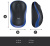 ���� ������������ Logitech M185 blue(USB, ����������, 1000dpi) (910-002632)