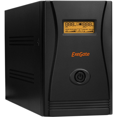   ExeGate SpecialPro Smart LLB-1200.LCD.AVR.C13.RJ.USB  1200VA/750W, Black
