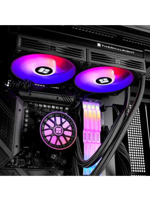 ������� �������� ���������� Thermalright Aqua Elite 240 V6 ARGB Black / 2x120mm ARGB PWM Fans / TRAE240V6AB