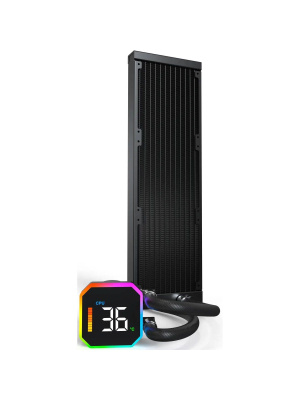 ������� �������� ���������� Montech HyperFlow Digital 360 Black / 3x120mm ARGB fans / HYPERFLOW DIGITAL 360 (B)