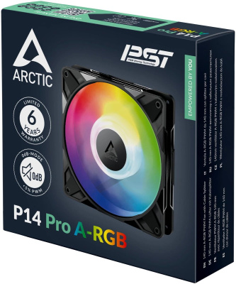 ���������� ��� ������� Arctic P14 Pro A-RGB Black (ACFAN00315A)