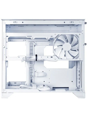 ������ Lian Li O11 Vision-M Digital / White / 9.2" LCD screen / 1 x 140mm PWM Fan / Mini-Tower, TG / G99.O11VMDW.R0