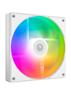���������� ID-COOLING AS-140-ARGB-W DUET (2 in 1) 140x140x25�� (PWM, ��������� ����, �����, 300-1800��/���, ����������)  BOX