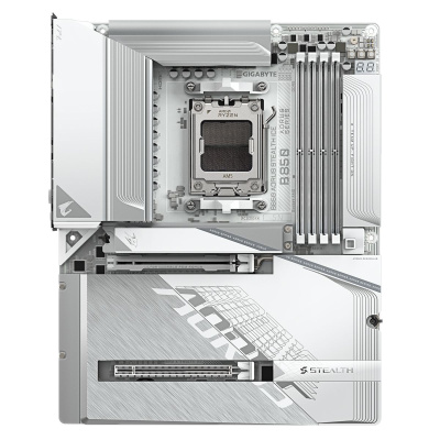 ����������� ����� Gigabyte B850 AORUS STEALTH ICE, Socket AM5, AMD B850, ATX, Ret