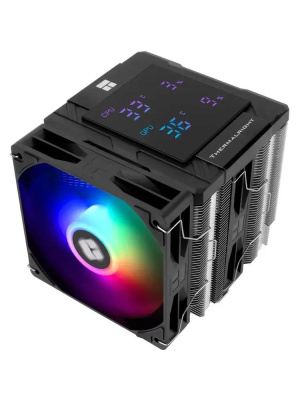 ����� Thermalright Peerless Assassin 120 Digital ARGB Soc-AM5/AM4/1200/1700/1851 ������ 4-pin 25.6dB Al+Cu LCD Ret (PA120-DIGITAL-BL-ARGB)