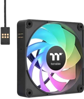 ���������� Thermaltake CT120 EX Sync Reverse, 3��, 120��, 4-pin, 2000��/���, 31.2 ��, ARGB, ������, Ret (CL-F192-PL12SW-A)