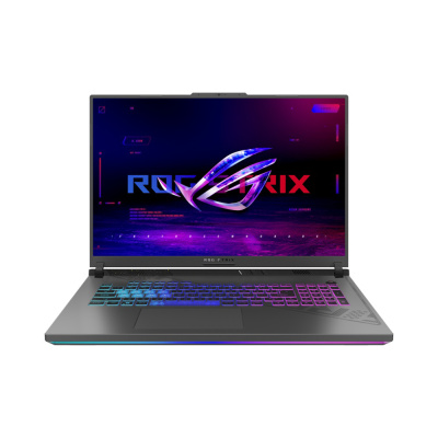 Ноутбук ASUS ROG Strix G18 2023 G814JI-N6083, 18" (2560x1600) IPS 240Гц/Intel Core i7-13650HX/16ГБ DDR5/1ТБ SSD/GeForce RTX 4070 8ГБ/Без ОС, серый (90NR0D01-M007K0)