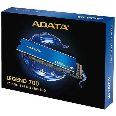 ADATA M.2 2280 256GB LEGEND 700 PCIe Gen3 x4, 3D NAND, Sequential Read Up to 2,000MB/s* , Sequential WriteUp to 1,600MB/s* M.2 2280 256GB LEGEND 700 PCIe Gen3 x4, 3D NAND