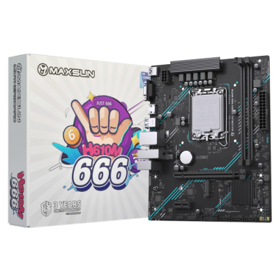 ����������� ����� MAXSUN MS-H610M 666 WIFI6 D5, RTL