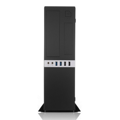 Foxline FL-203-GT-300 mATX case black, w/PSU