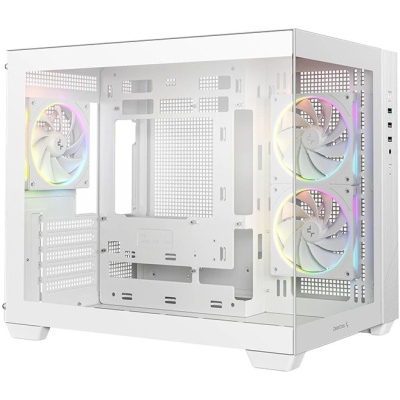 ������ Deepcool CG330 3F WH ��� ��, ������� ���� (��������), 3x120mm ARGB PWM �����������, �����, mATX