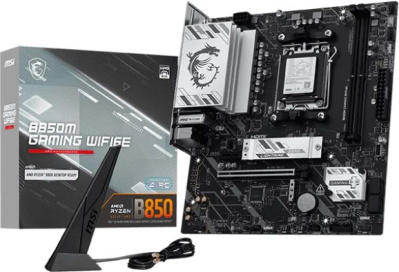 ����������� ����� MSI B850M GAMING WIFI6E , Socket AM5, AMD B850, mATX, Ret