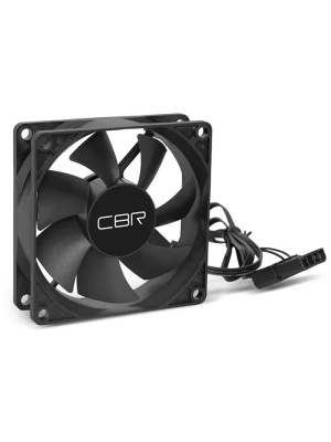 ���������� ��� ������� CBR-CF-8025-1600B, 80*80*25��, 3-pin+molex, 1600 RPM, 30 CFM, 24.6 dBA