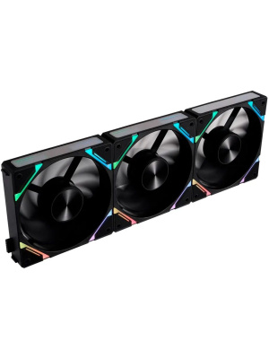 �������� ������������ (3 ��.) 1STPLAYER XF7 Black / 120mm ARGB 3pin 5V PWM 4pin 12V 600-2000rpm 56.8cfm 33.12dBA / XF7-BK-3IN1