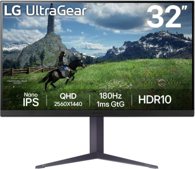 ������� LG 31.5" UltraGear 32GS85Q-B IPS LED ������