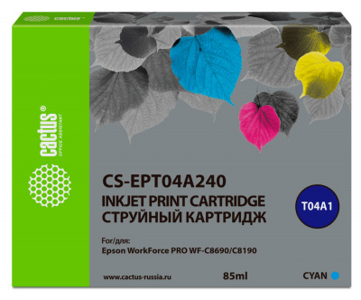   Cactus CS-EPT04A240  (85)  Epson WorkForce Pro WF-C8190, WF-C8690