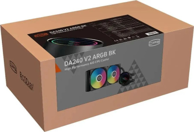 ������� �������� ���������� PcCooler DA240 V2 ARGB ������, Ret (DA240 V2 ARGB BK)