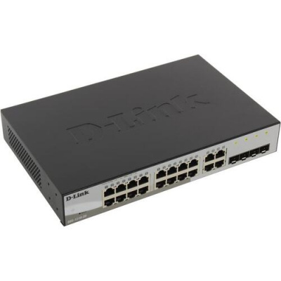 ������������� ���������� WebSmart D-Link DGS-1210-20/F2A  � 16 ������� 10/100/1000Base-T � 4 �����-������� 100/1000Base-T/SFP