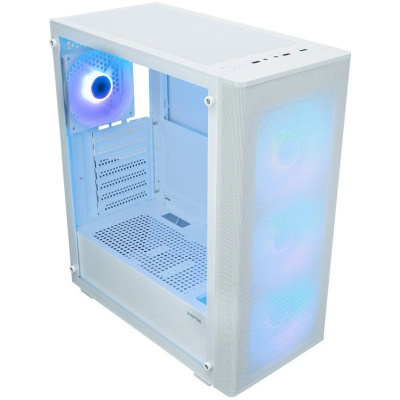 ������ XASTRA  A300 4ARGB  White ATX/Mesh/ full-size TG / 4x120mm FC120 ARGB PWM fans/ A300-4FC12A-WH