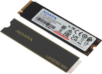 ���������� SSD A-Data PCIe 4.0 x4 2TB SLEG-860-2000GCS Legend 860 M.2 2280