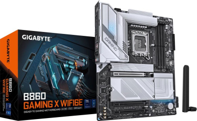 ����������� ����� Gigabyte B860 GAMING X WIFI6E, Socket-1851, Intel B860, ATX, Ret