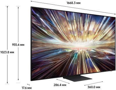 ��������� QLED Samsung 75" QE75QN800DUXRU Q ������ 8K Ultra HD 120Hz DVB-T2 DVB-C DVB-S2 USB WiFi Smart TV (RUS)