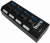 Концентратор USB 3.0 BURO BU-HUB4-U3.0-L 4 х USB 3.0 черный Концентратор USB 3.0 BURO BU-HUB4-U3.0-L 4 х USB 3.0 черный
