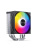 ����� JONSBO CA40 Black LGA1851/1700/1200/115X/AM5/AM4 (TDP 225W, PWM, 120mm ARGB LED Fan, 4 �������� ������, 4-pin) Retail
