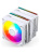 Кулер JONSBO CB80 White LGA1851/1700/1200/115X/AM5/AM4 (TDP 260W, PWM, 120mm ARGB LED Fan + 120mm Black Fan, 6 тепловых трубок, 4-pin, белый) Retail Кулер JONSBO CB80 White LGA1851/1700/1200/115X/AM5/AM4 (TDP 260W, PWM, 120mm ARGB LED Fan + 120mm Black Fan, 6 тепловых трубок, 4-pin, белый) Retail