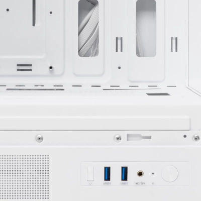      HSPD F510, Panoramic Mid Tower, White, F510-TGWH-ARGB