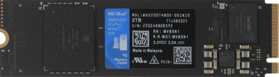���������� SSD WD PCIe 4.0 x4 2TB WDS200T4B0E SN5000 Blue M.2 2280