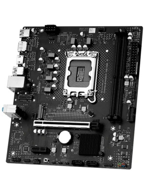 ����������� ����� MAXSUN MS-Challenger H810M-R, B810, LGA1851,  2*DDR5, 2*SATA3, 1*M.2, USB 3.2, USB 2.0, 1*PCIEx16, 1*PCIEx1, HDMI+DP, mATX