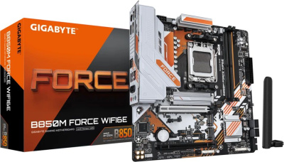 ����������� ����� Gigabyte B850M FORCE WF6E, SocketAM5, AMD B850, mATX, Ret