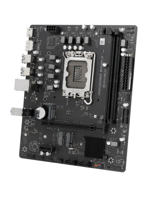 ����������� ����� MAXSUN MS-Challenger B760M-H, LGA1700, B760, 2*DDR4, 2*SATA3, 2*M.2,  USB 3.2, USB 2.0, 1*PCIEx16, 1*PCIEx1, DP+HDMI,  mATX