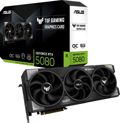  ASUS NVIDIA GeForce RTX 5080 16 Gaming TUF-RTX5080-O16G-GAMING, GDDR7, OC, Ret 90YV0M30-M0NA00