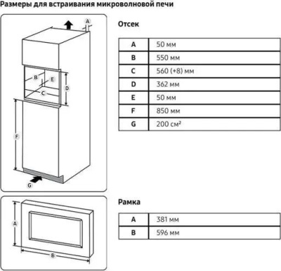 ������������� ���� Samsung MS20A7013AB/BW 20�. 850�� ������ (������������)
