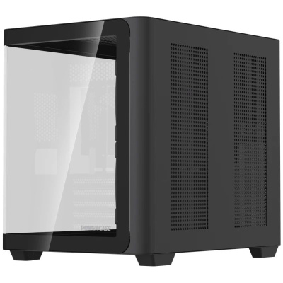 ������ Powercase Vision Micro M5B, Curved Glass, Type-C, 3x 120mm ARGB PWM Fan, ������, mATX  (CVMM5B-A3)
