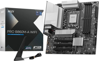   MSI PRO B860M-A WIFI, Socket-1851, Intel B860, mATX, Ret