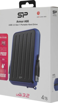    4TB Silicon Power  Armor A66, 2.5", USB 3.2, 