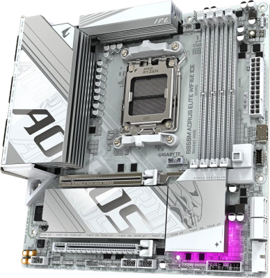   Gigabyte B850M AORUS ELITE WIFI6E ICE, SocketAM5, AMD B850 mATX, Ret
